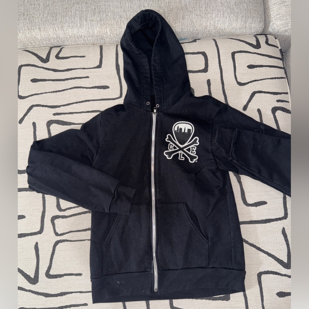 American Apparel Cleveland Black Zip Jacket